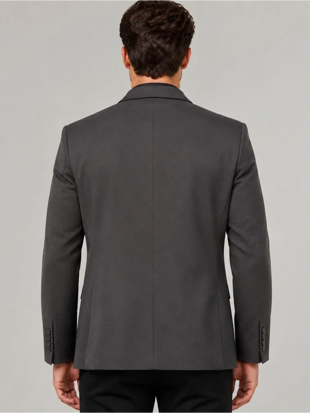 PJ PAUL JONES Men’s Charcoal Gray Two-Button Slim Fit Blazer NWT Size L